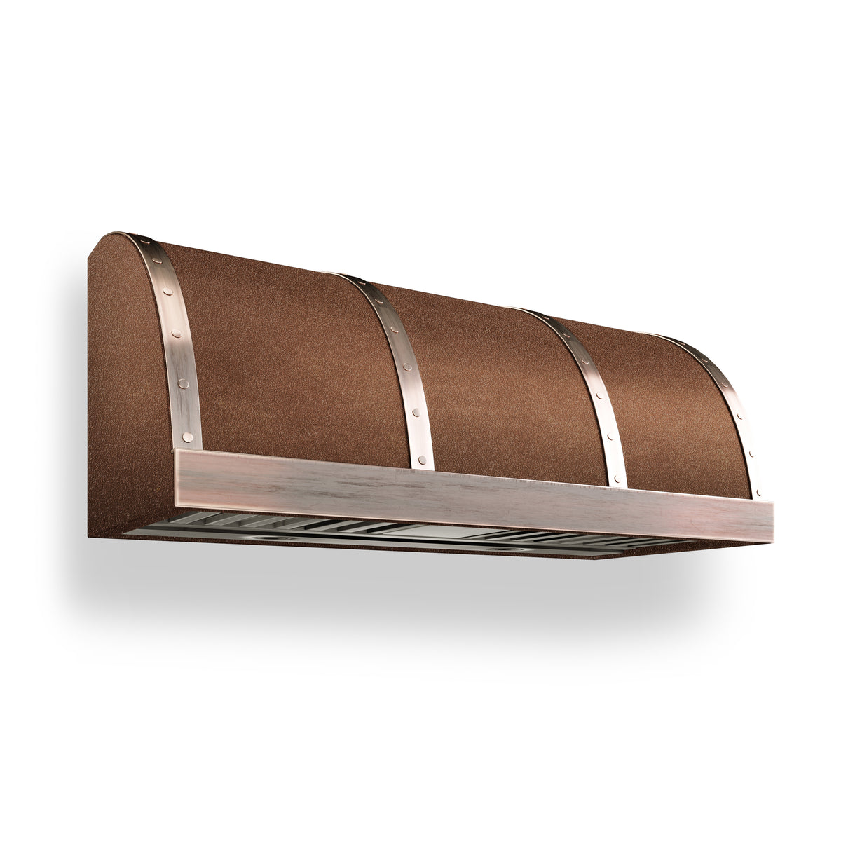 Archer Custom Range Hood  Barrel Style Range Hoods - Modern Copper